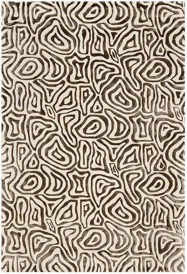 Designer Biscuit Hand-Woven Luxury Rug