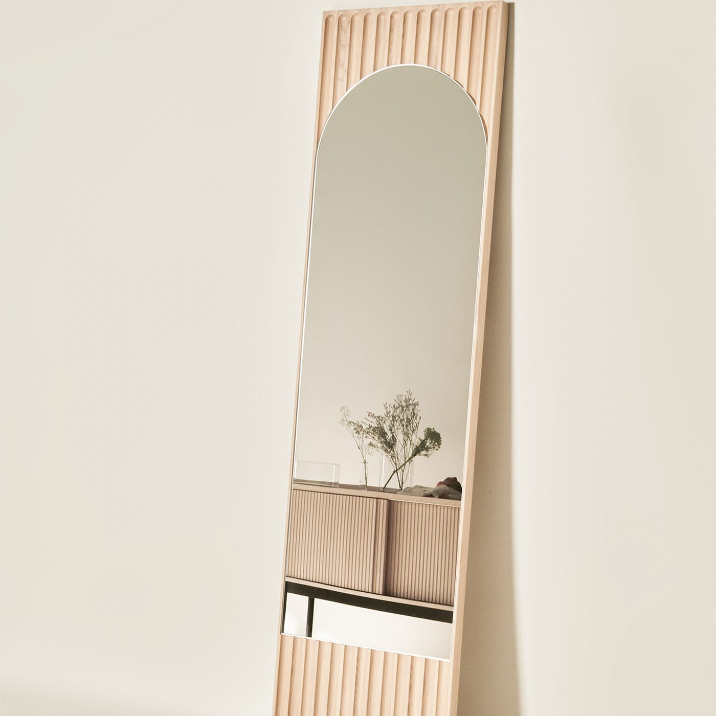 Tutto Sesto Natural Italian Crafted Floor Mirror