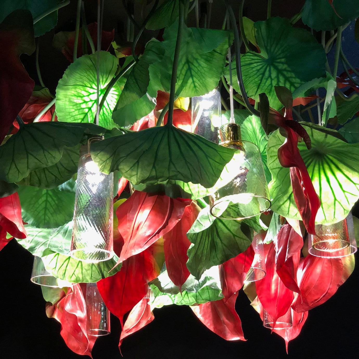 Anthurium Statement Chandelier