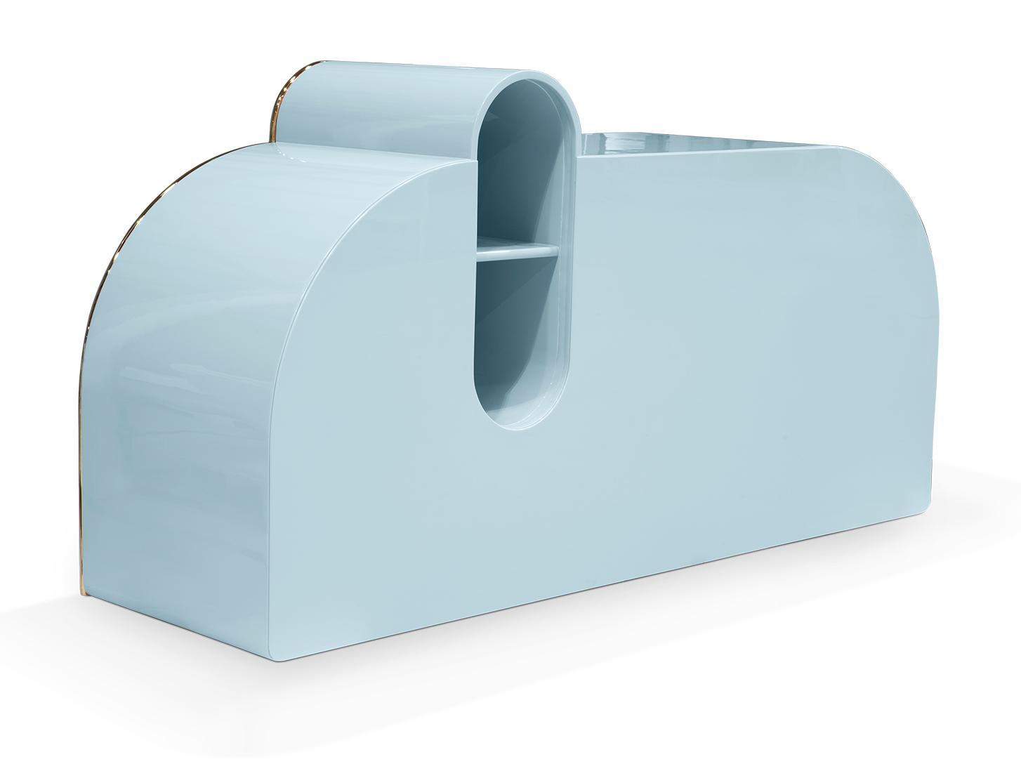 Candy Triple Blue Chest of Drawers