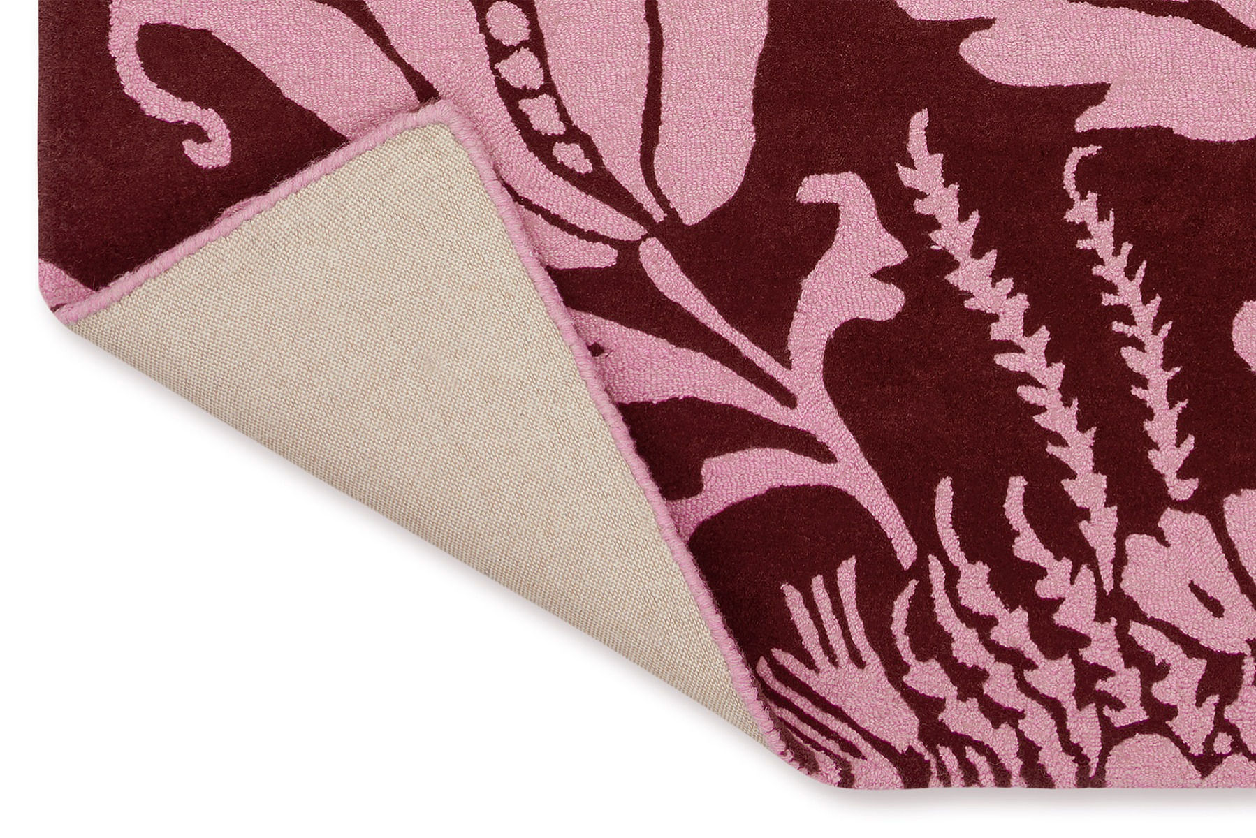 Baroque Pink Designer Rug | Size: 140 x 200 cm
