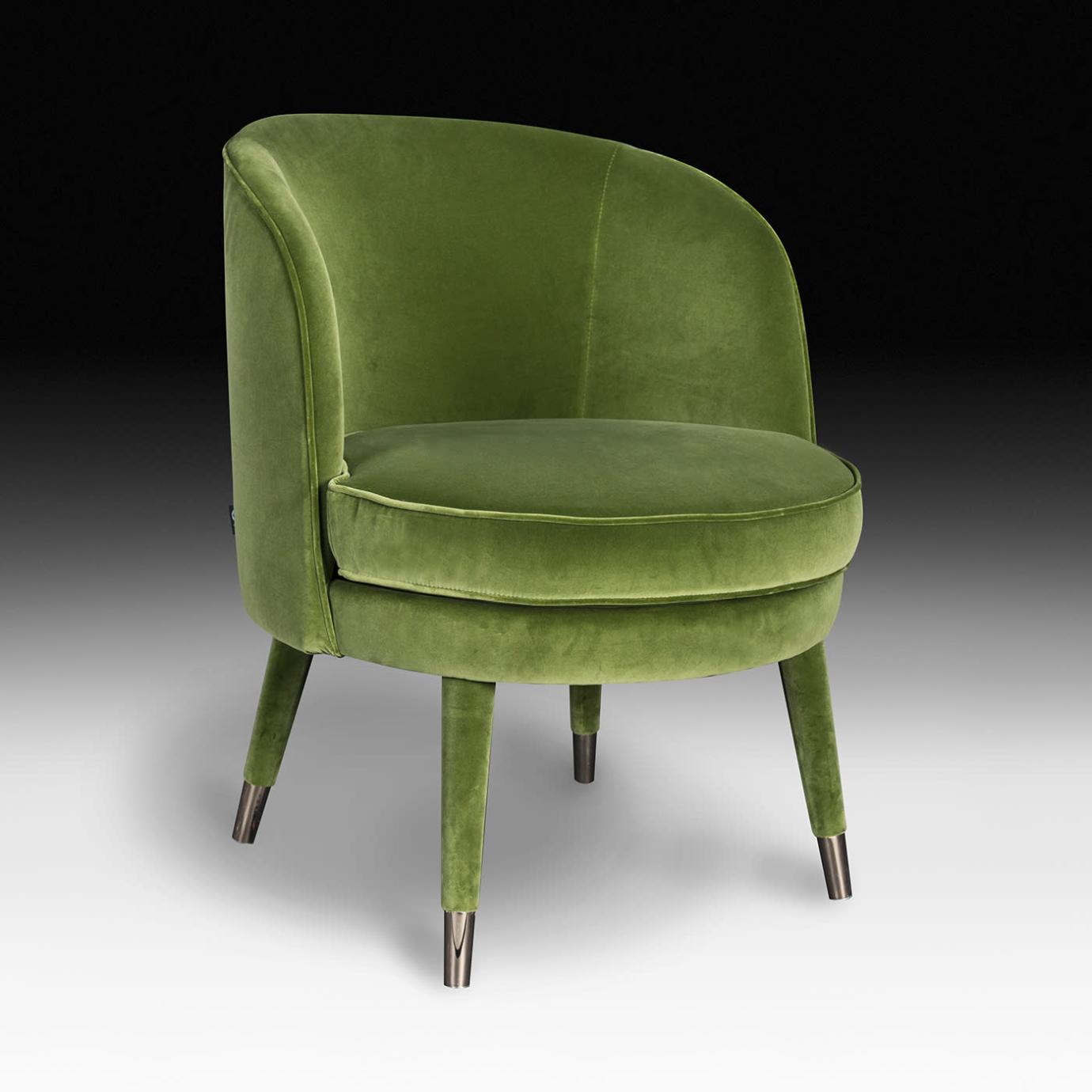 Vivien Olive Upholstered Armchair