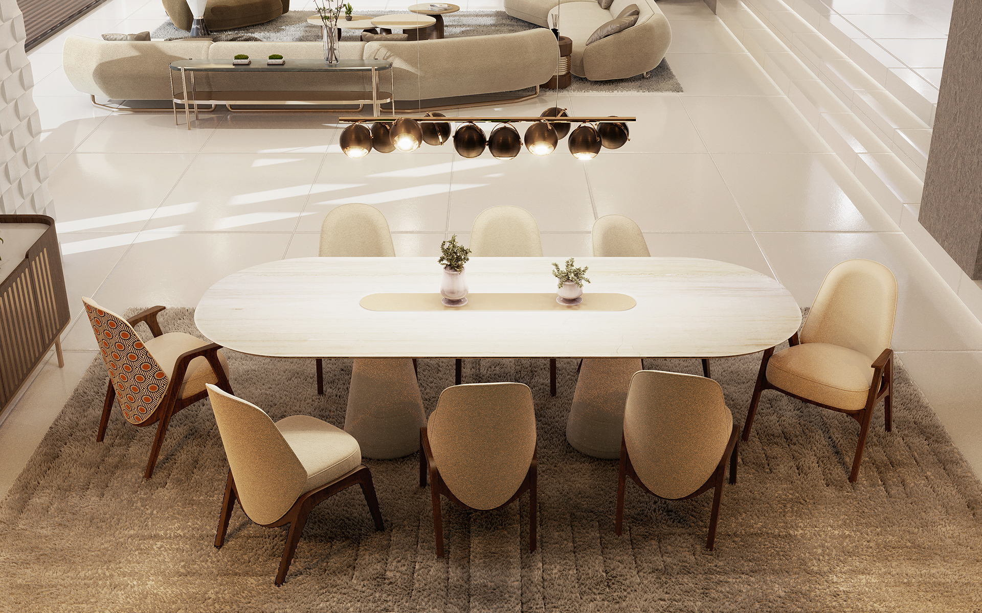 Innovative Glow Suspension Lamp - 3