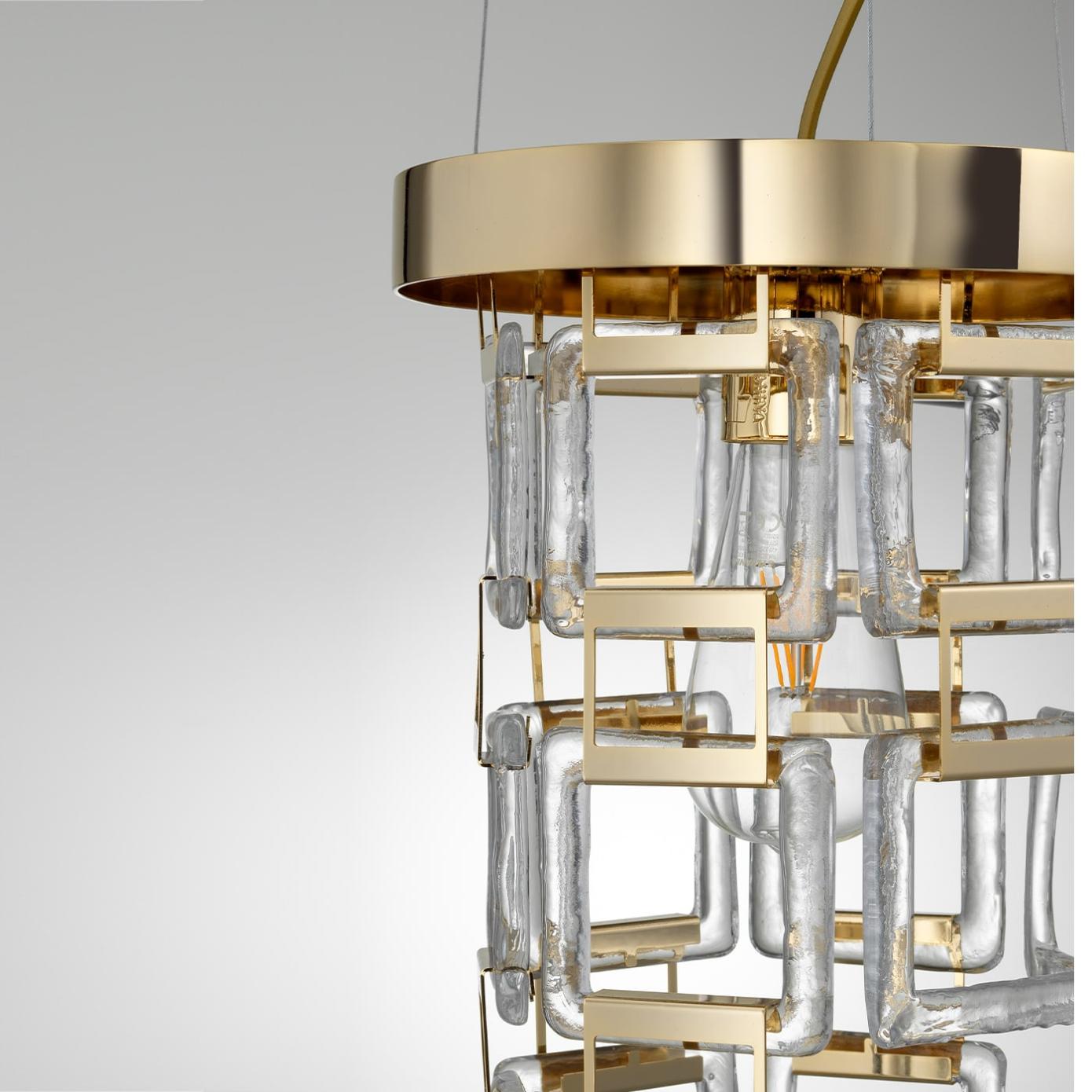 Bracelet Soft Gold Murano Glass Chandelier