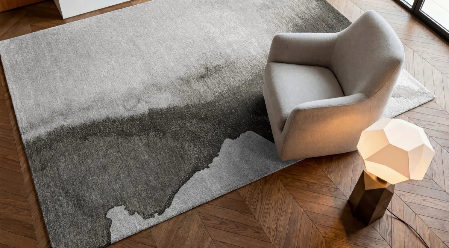 Black Shadow Wilton Rug