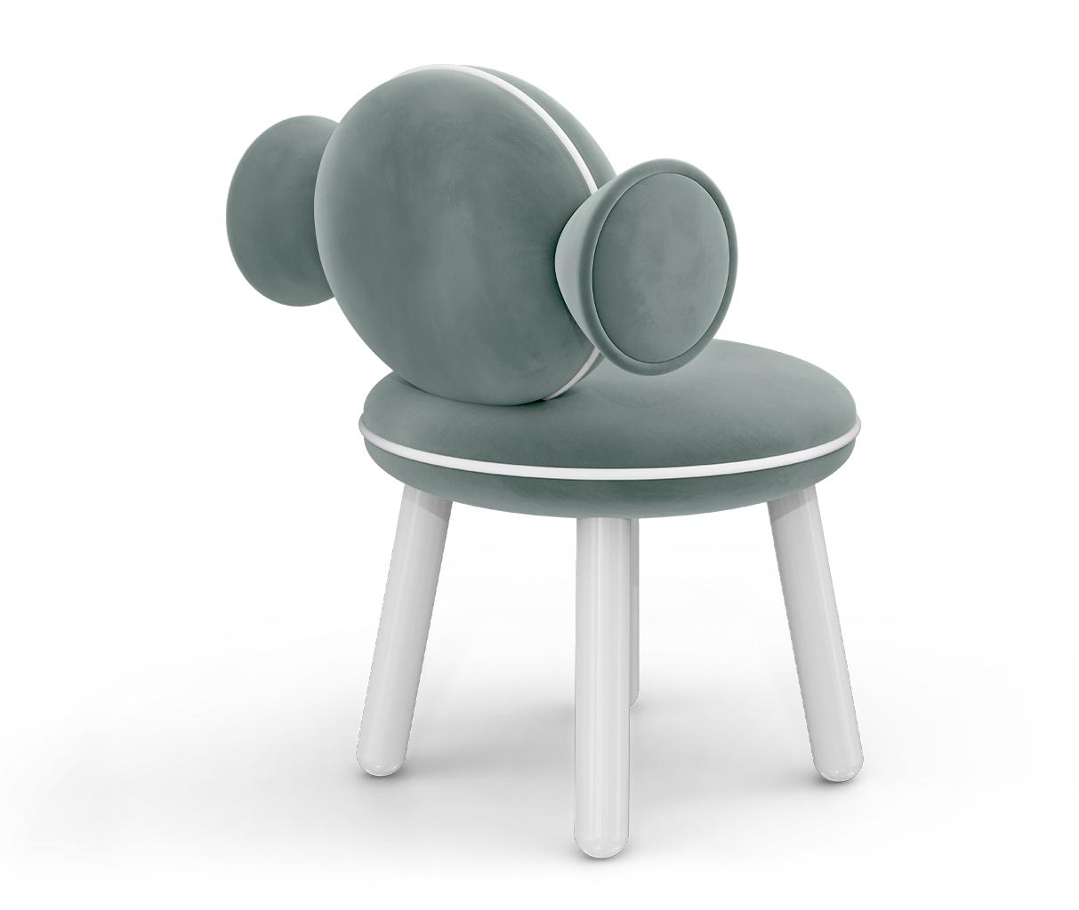 Lollipop Blue Soft Kids Chair
