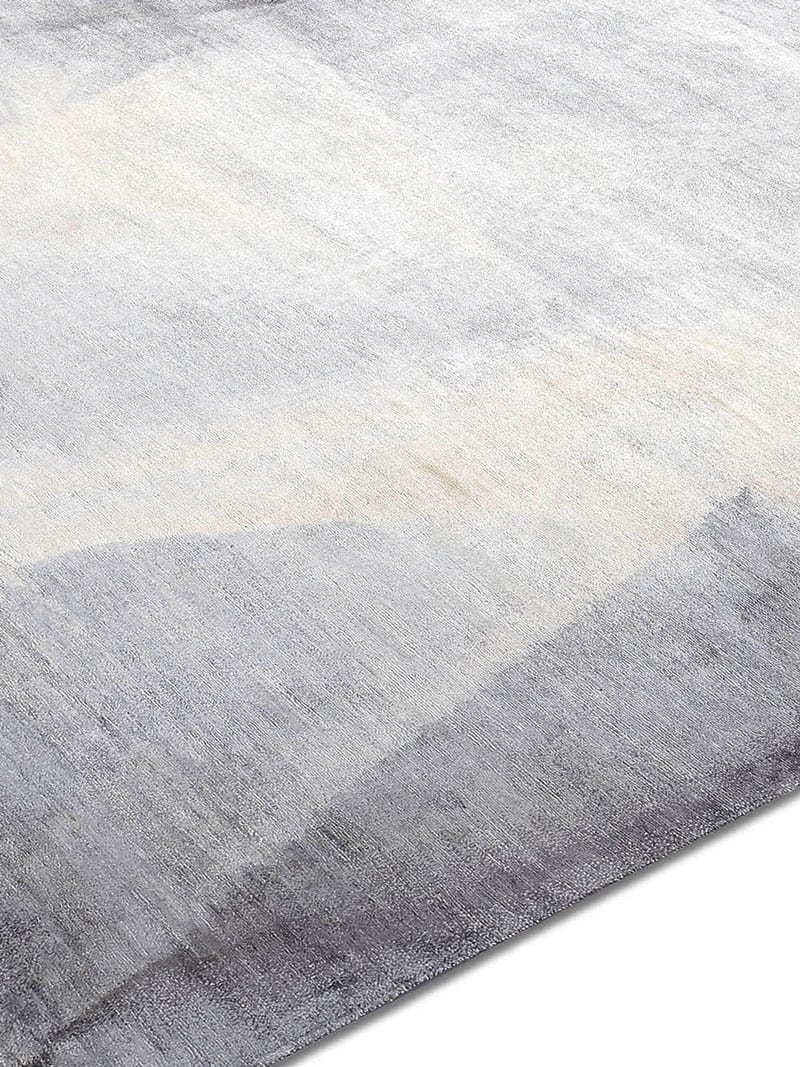 Silver Handwoven Luxury Rug