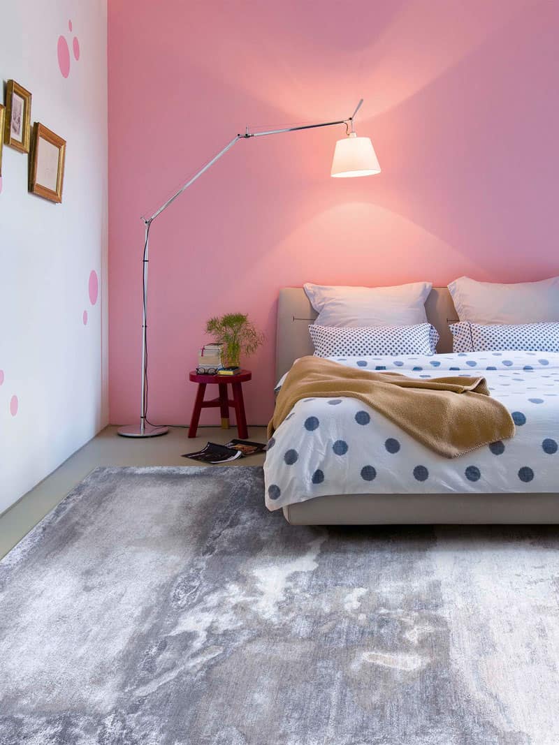 Clouds Light Grey Luxury Handwoven Rug