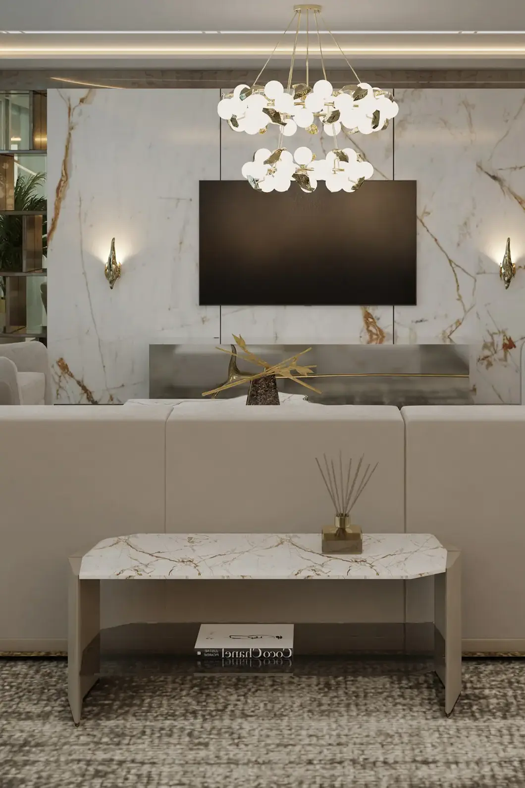 Zenith Long Side Table - 1