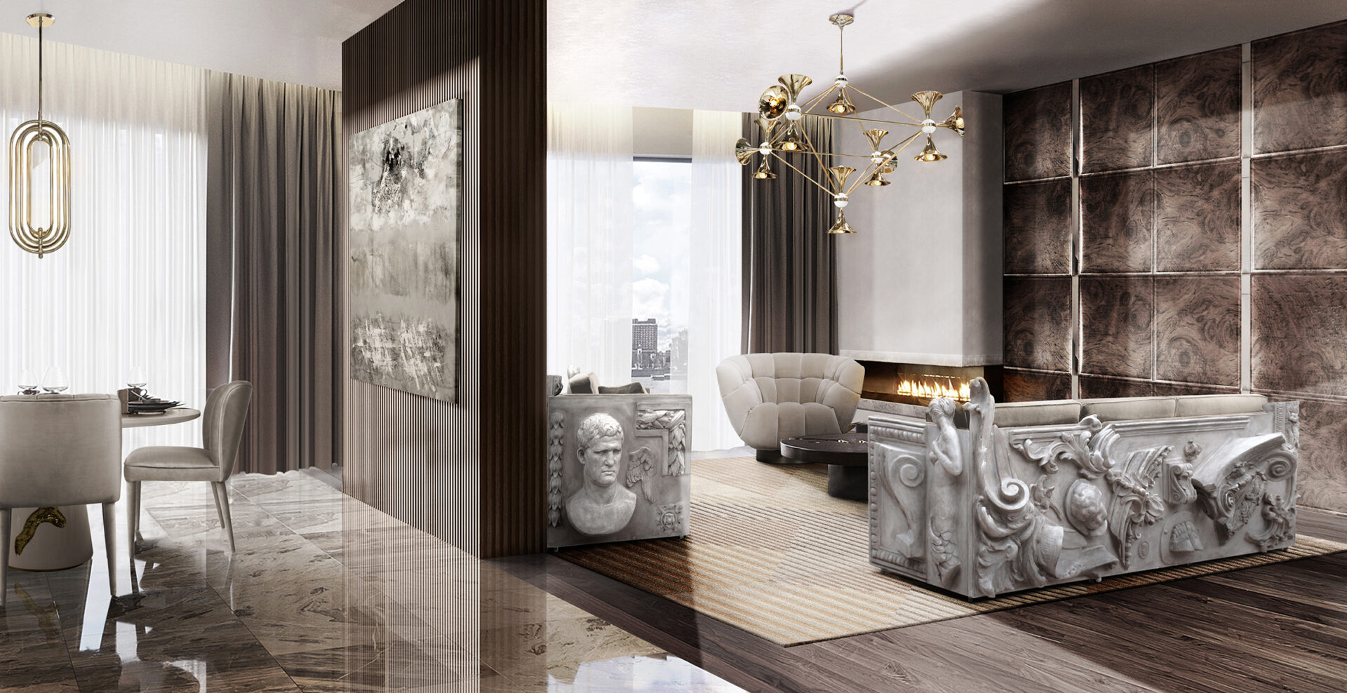 Diamond Virtuoso Suspension Lamp - 5