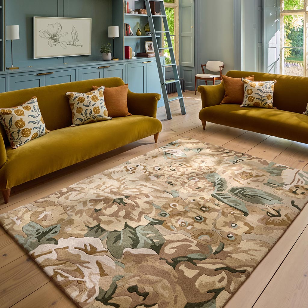 Rose & Peony Handtufted Rug