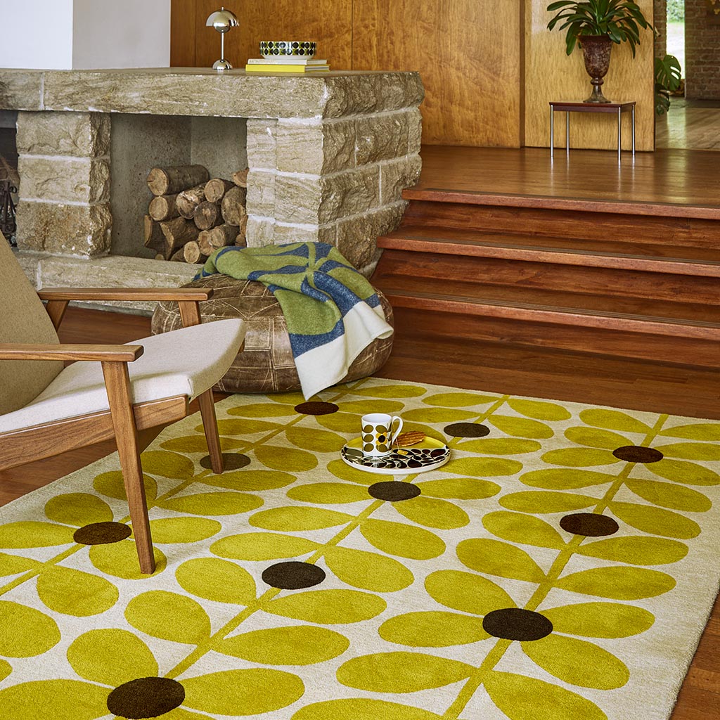 Designer Yellow Rug | Size: 250 × 350 cm