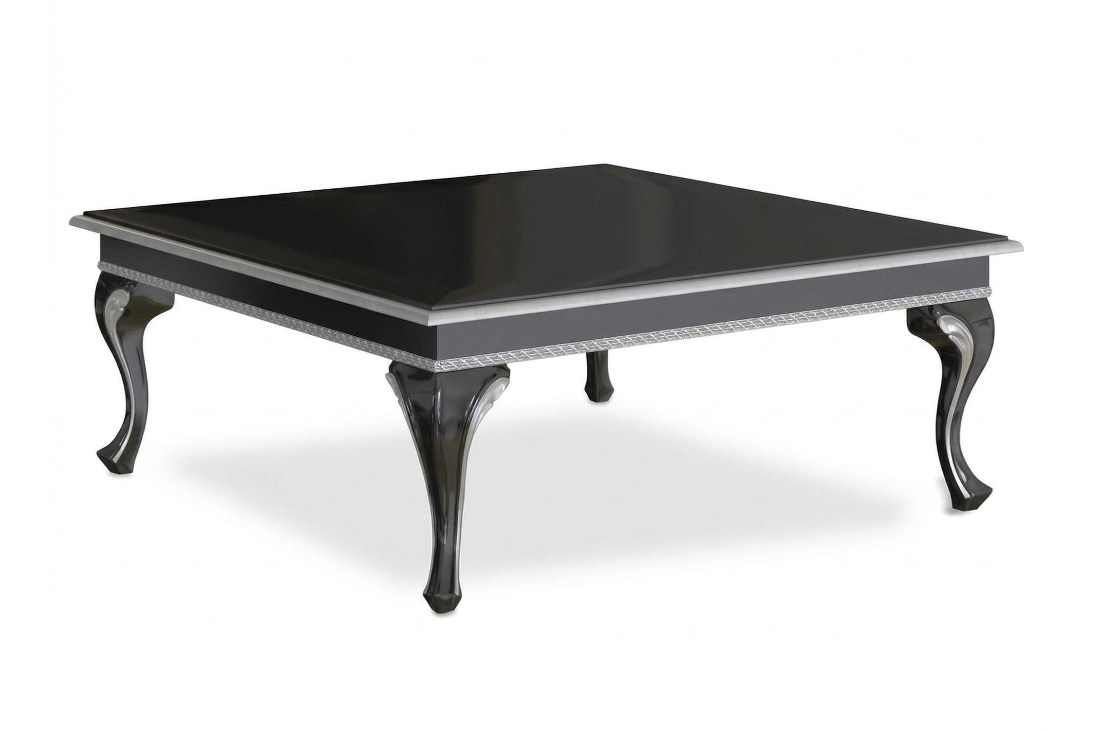 Traditional Black Classic Italian Coffee Table