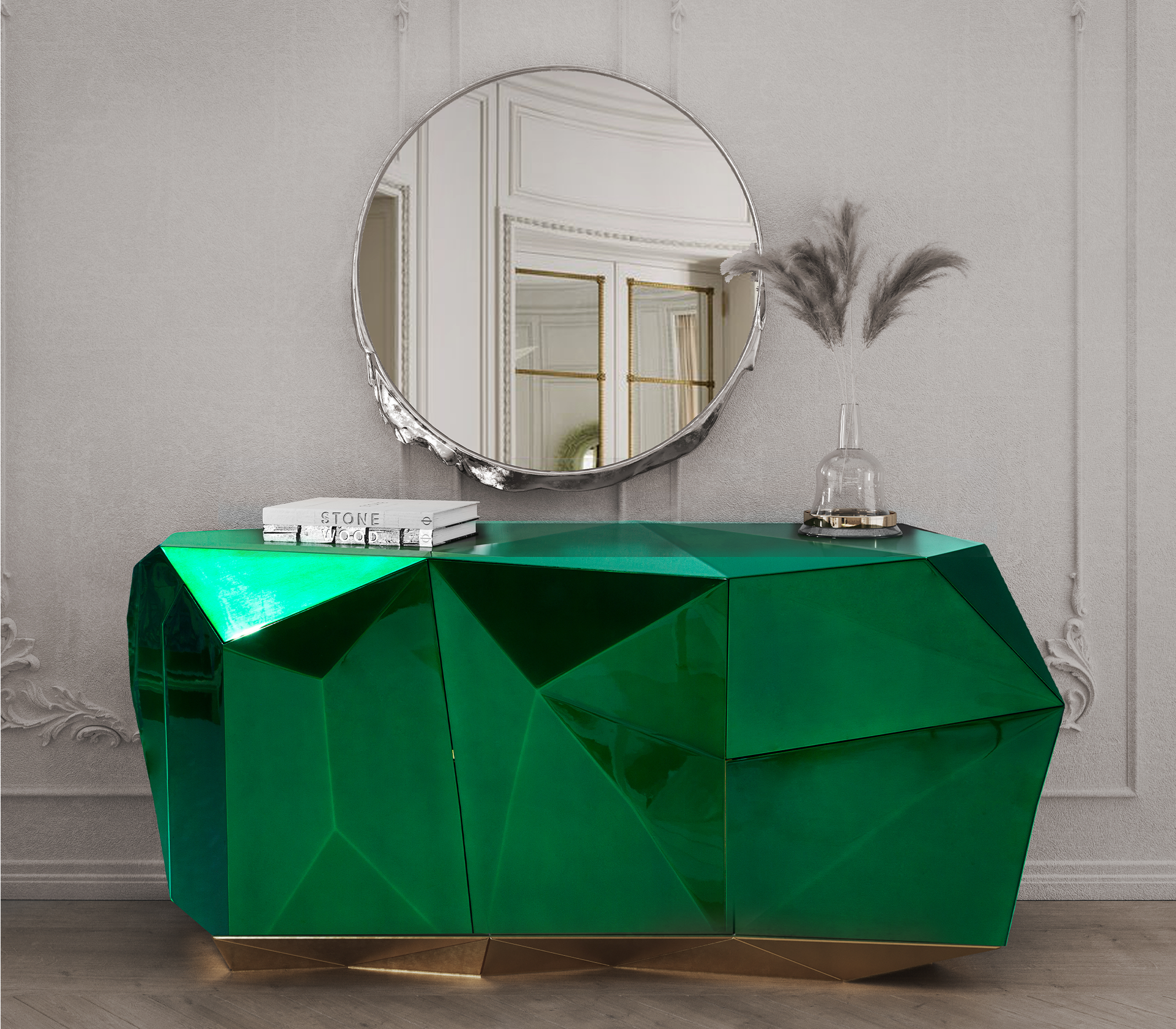 Prism Emerald Designer Sideboard
