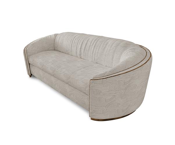 Premium Comfort Beige Curved Luxe Sofa