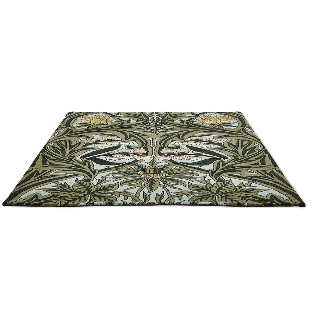 Leafy Wool / Viscose Designer Rug