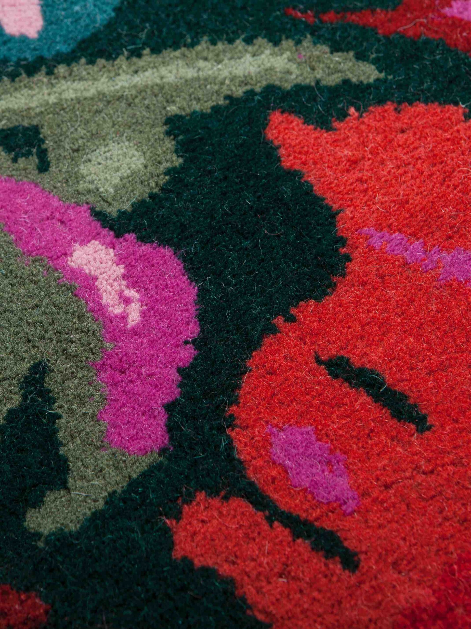 Flamingo Designer Wool Rug