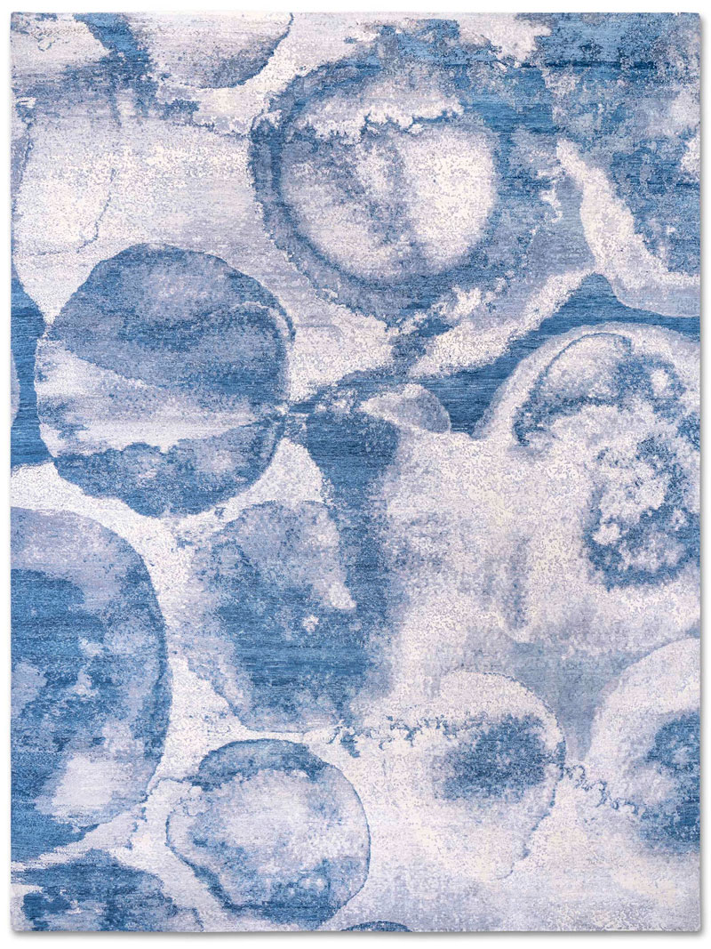 Splash Galileo Luxury Silk / Wool Rug ☞ Size: 183 x 274 cm