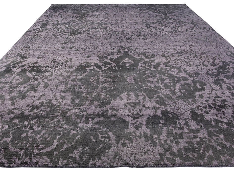 Brilliant Viscose Grey Rug