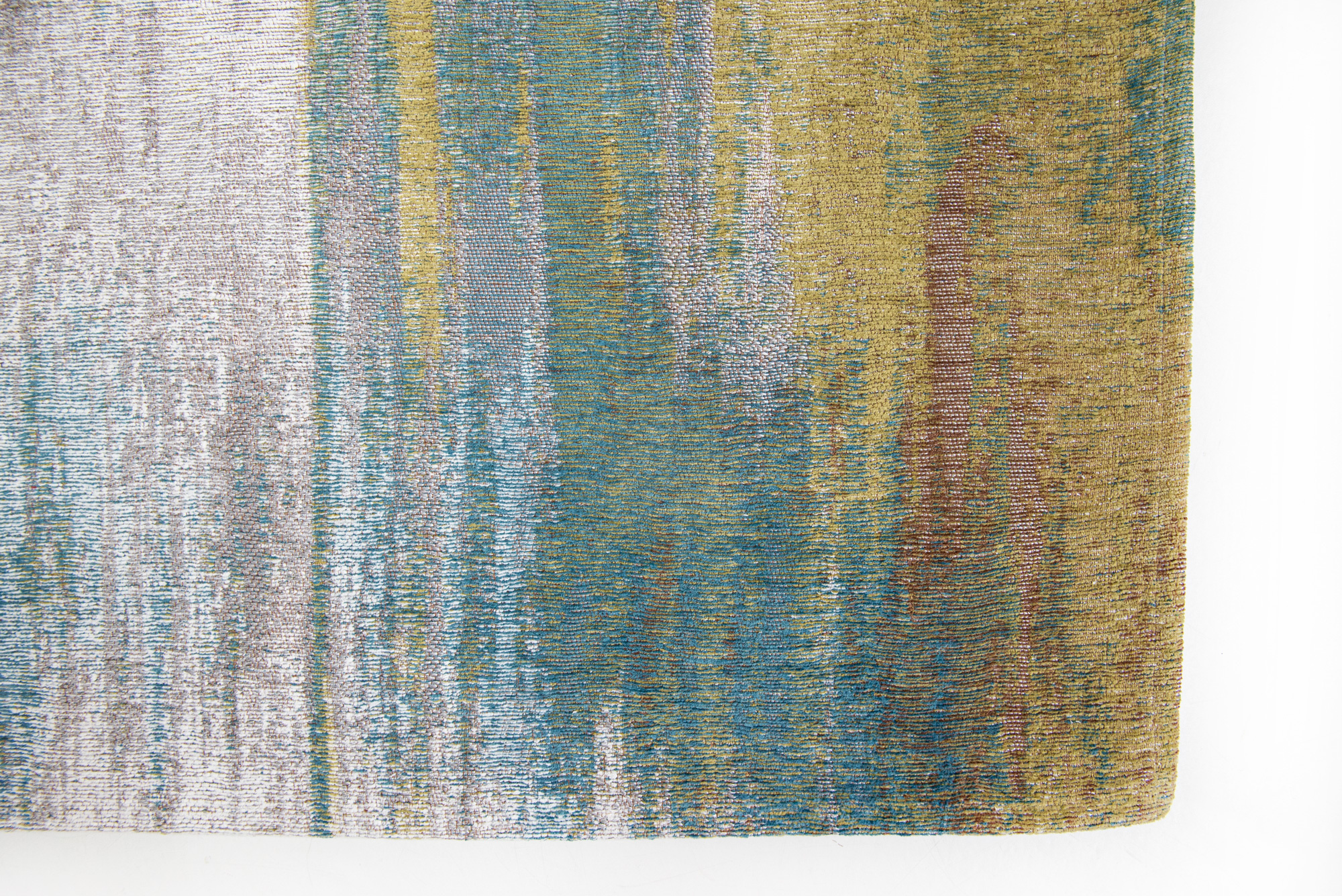 Modern Art Flatwoven Bronze Rug