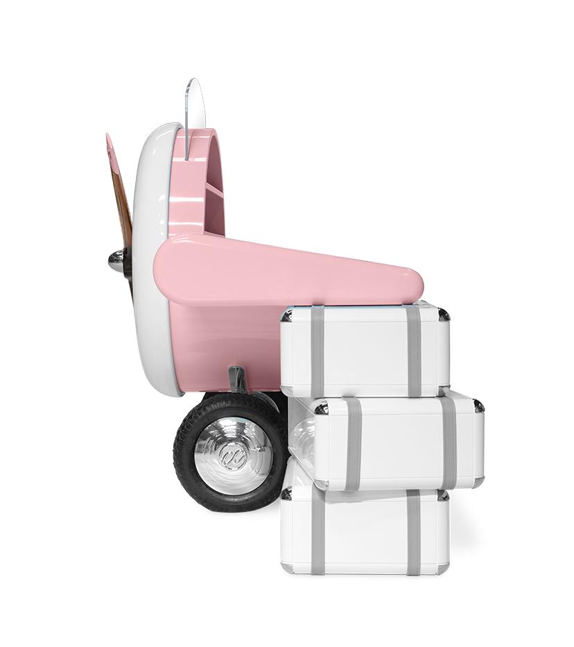 Skyline Pink Kids Study Desk