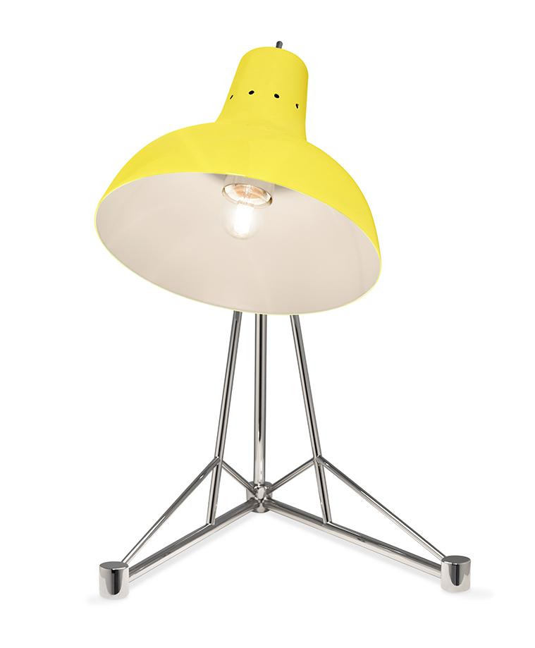 Celestia Yellow Modern Desk Lamp