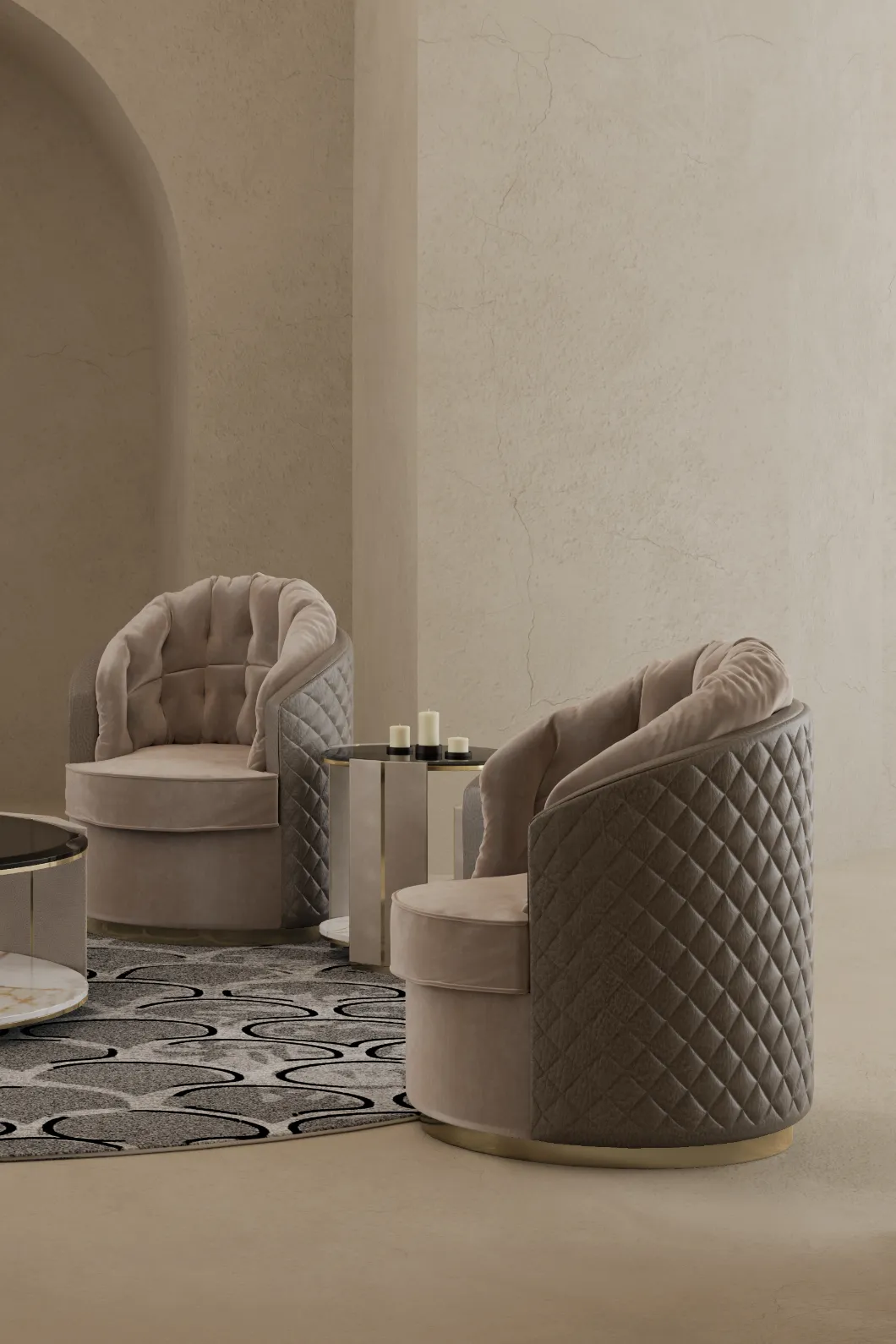 Opulence Swivel Armchair - 8