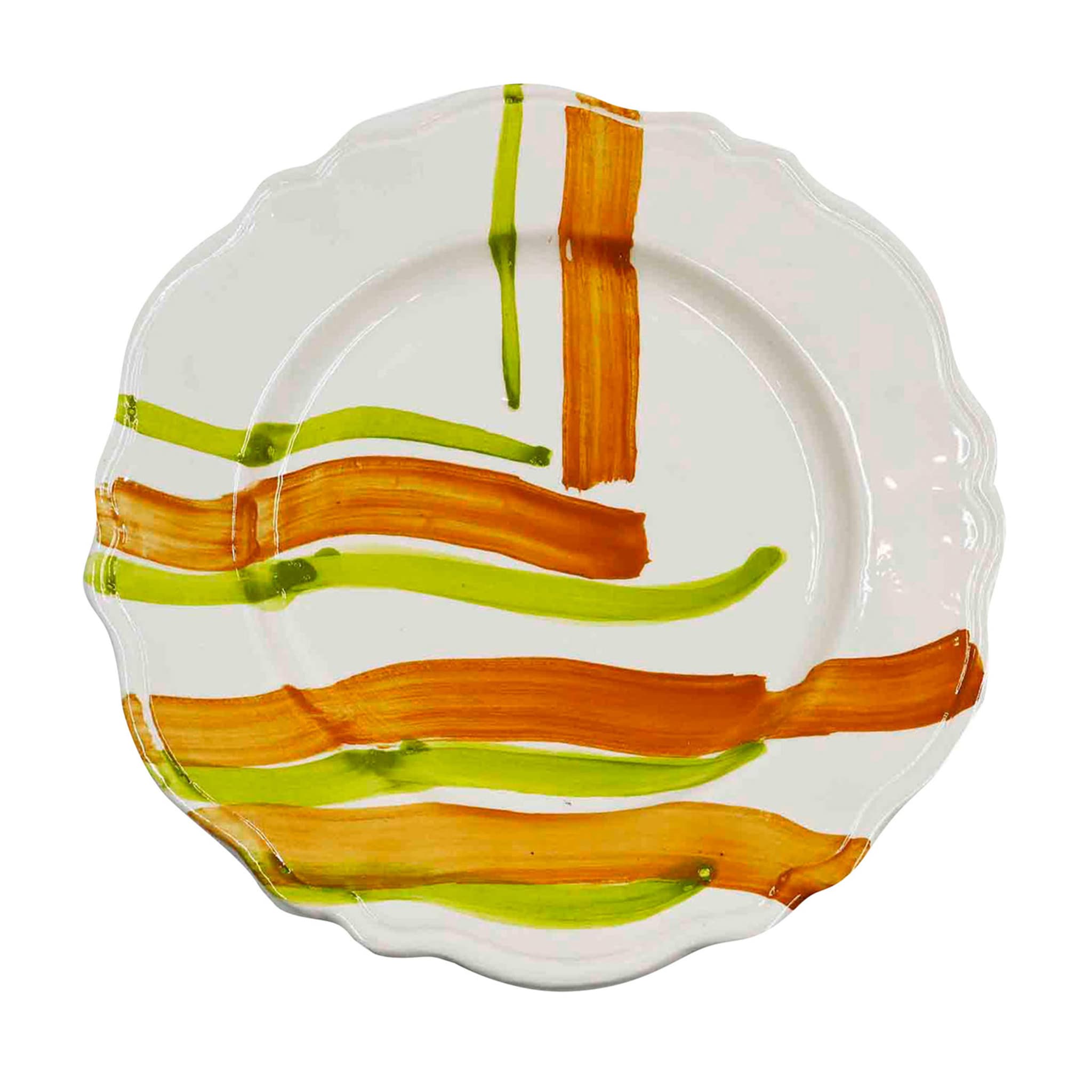 Hand Sculpted Ceramic Plate Inspired Design