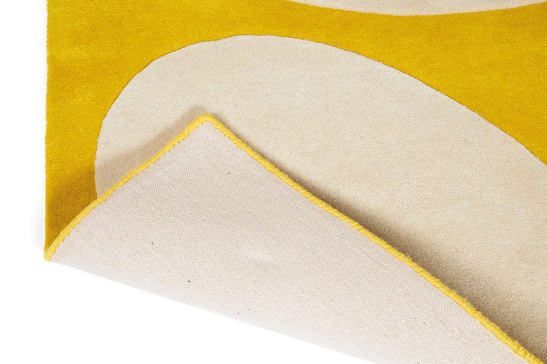 Yellow Leaves Handwoven Premium Rug