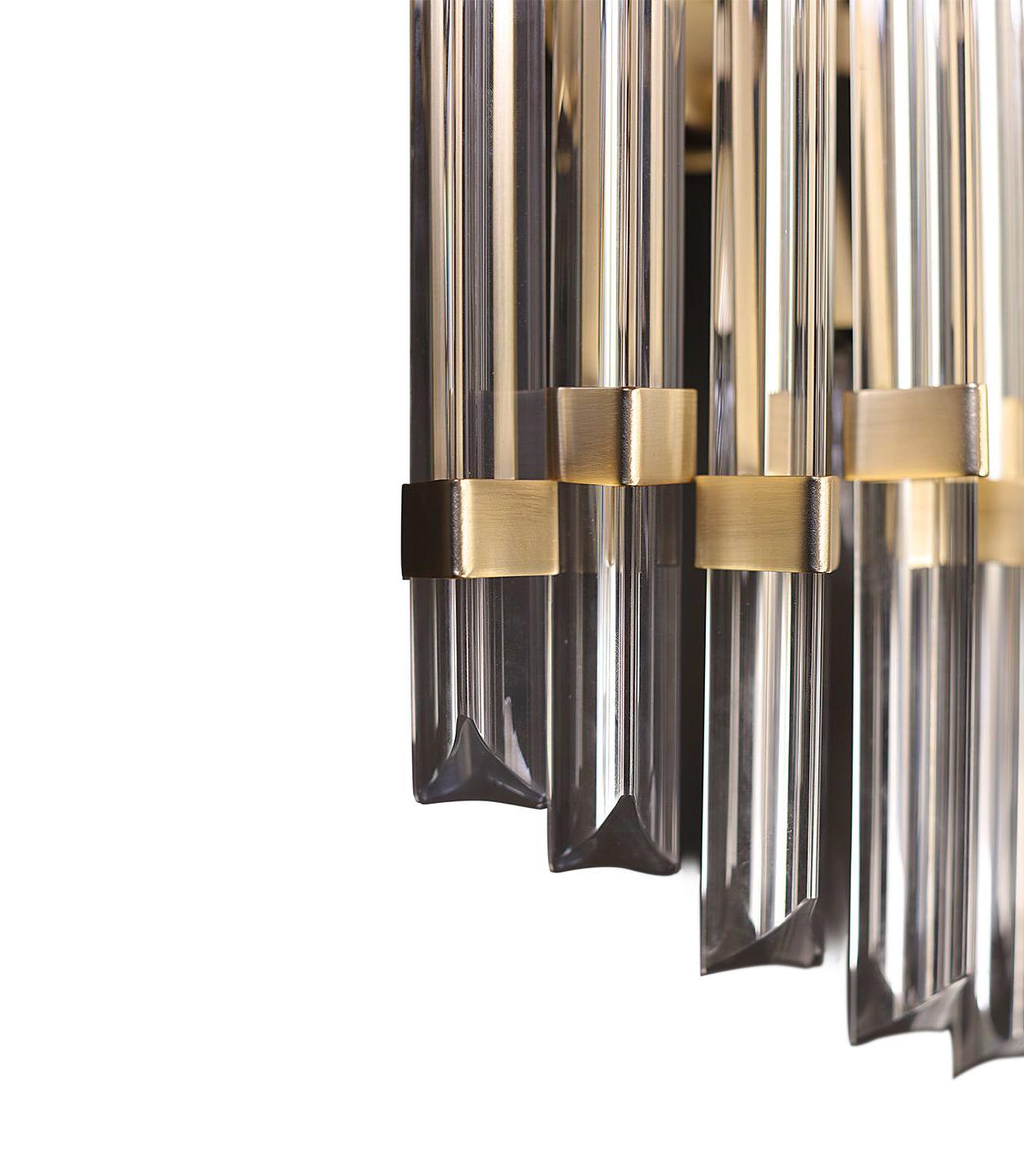 Vintage Art Deco Crystal Sconce