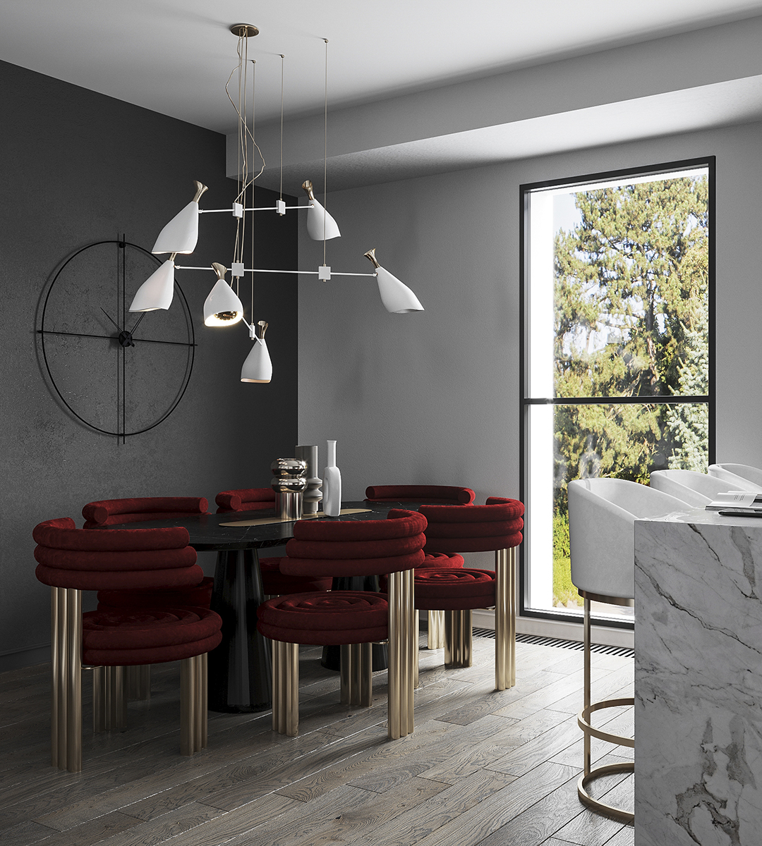 Regal Beam Suspension Lamp - 7