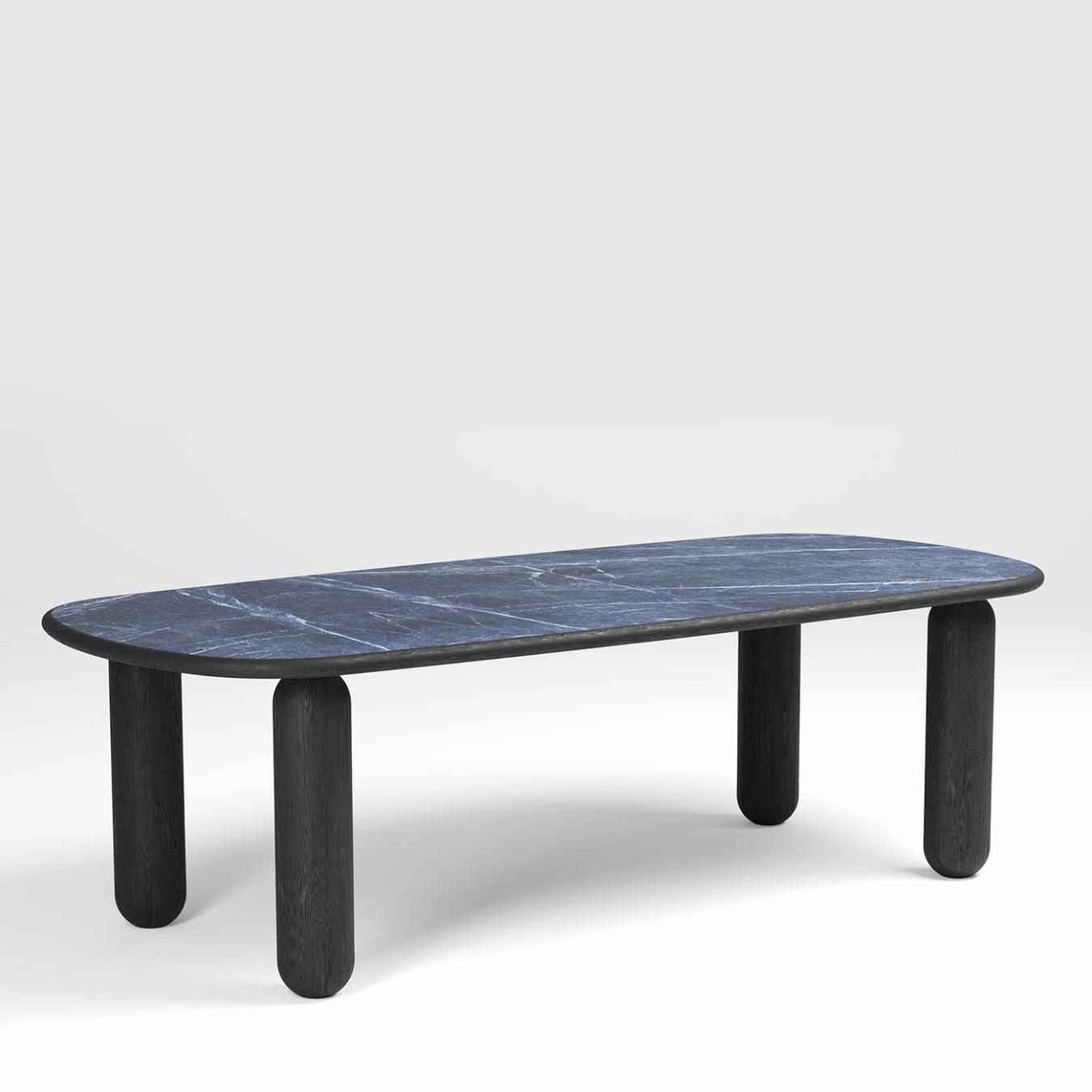 Dolmen Gray Ceramic Italian Dining Table