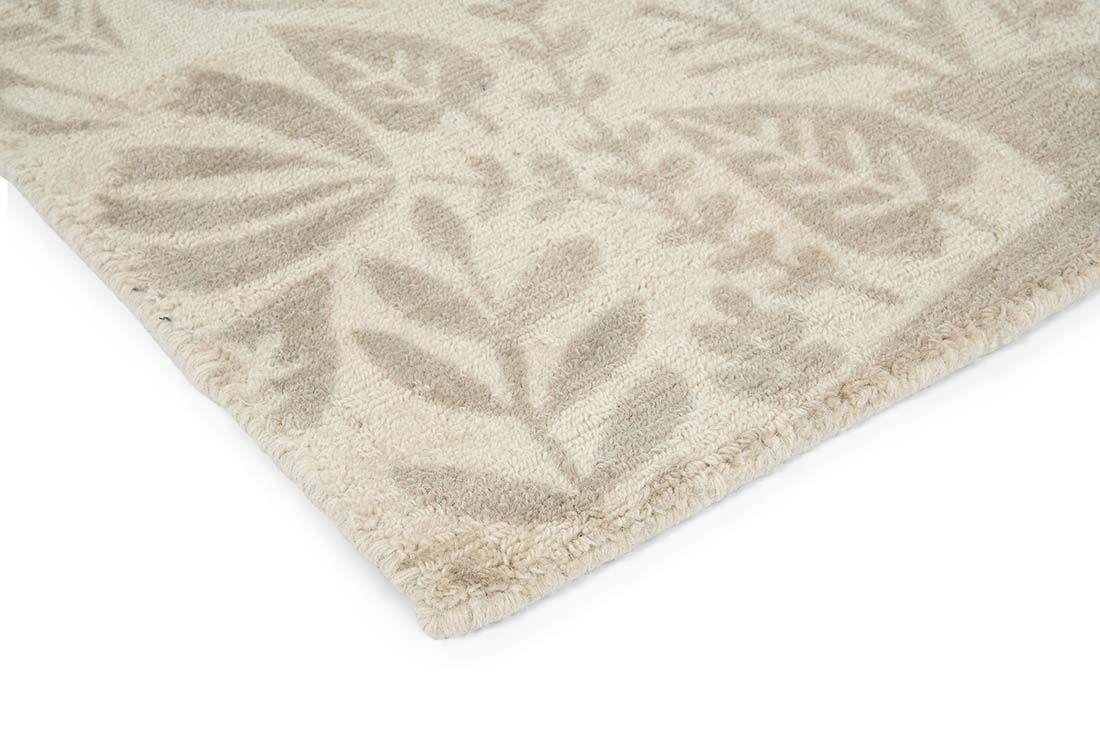 Taupe Handwoven NZ Wool Rug