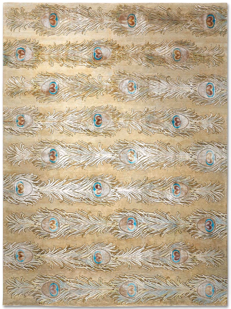 Feathers Lane Luxury Silk / Wool Rug