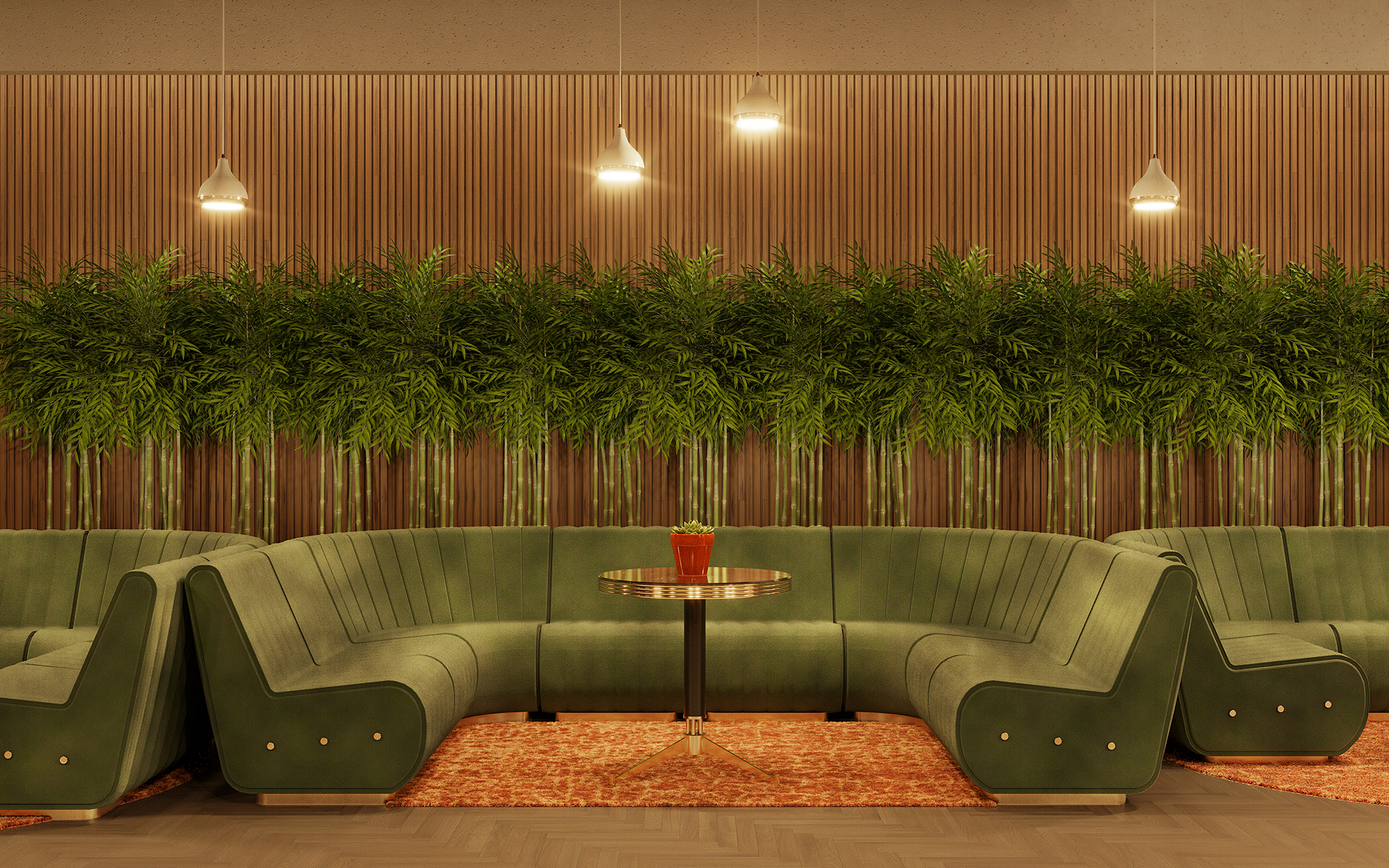 Elegant Beam Suspension Lamp - 12
