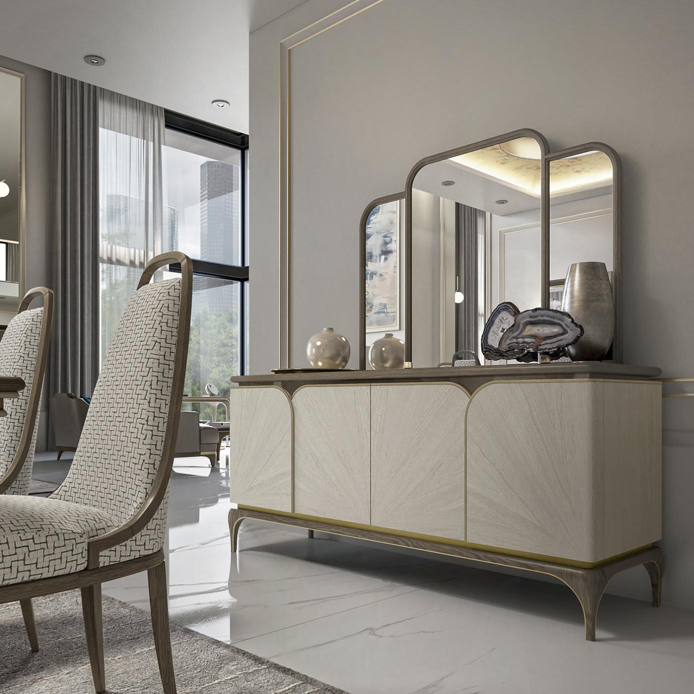 Deluxe Italian Sideboard | Configuration: With Mirror