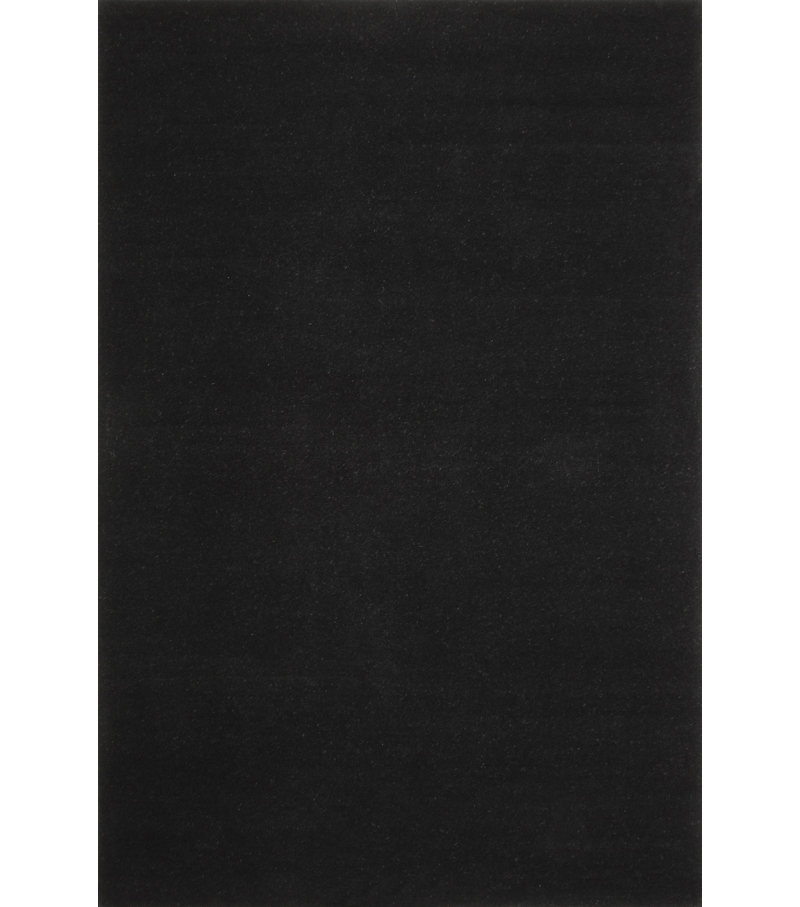 Black Wool Hand-woven Luxury Rug