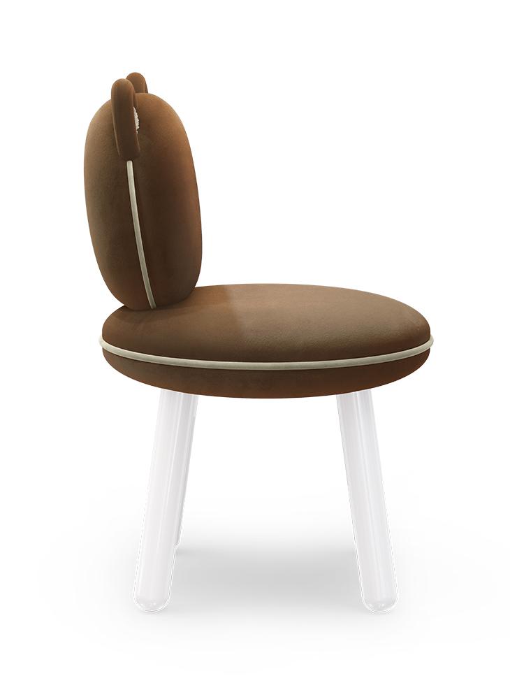 Fluffy Bear Brown Soft Kids Chair
