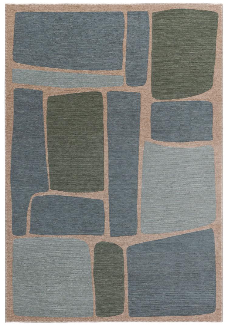 Chantilly Pietra Turchese Modern Rug