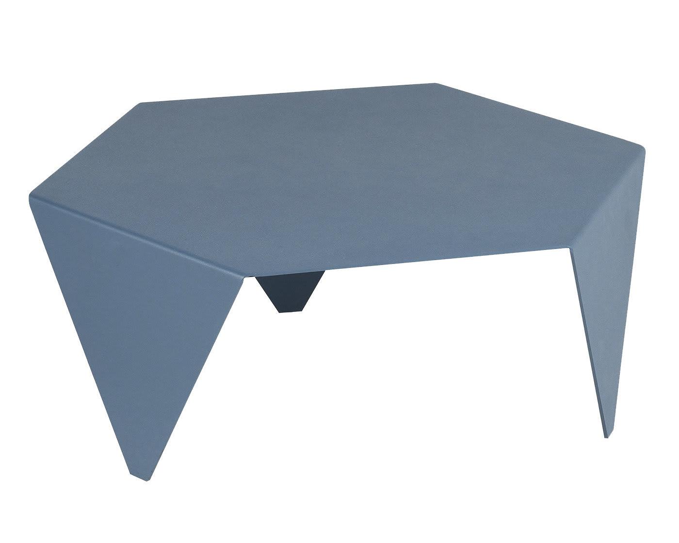 Ruche Blue Lacquered Coffee Table