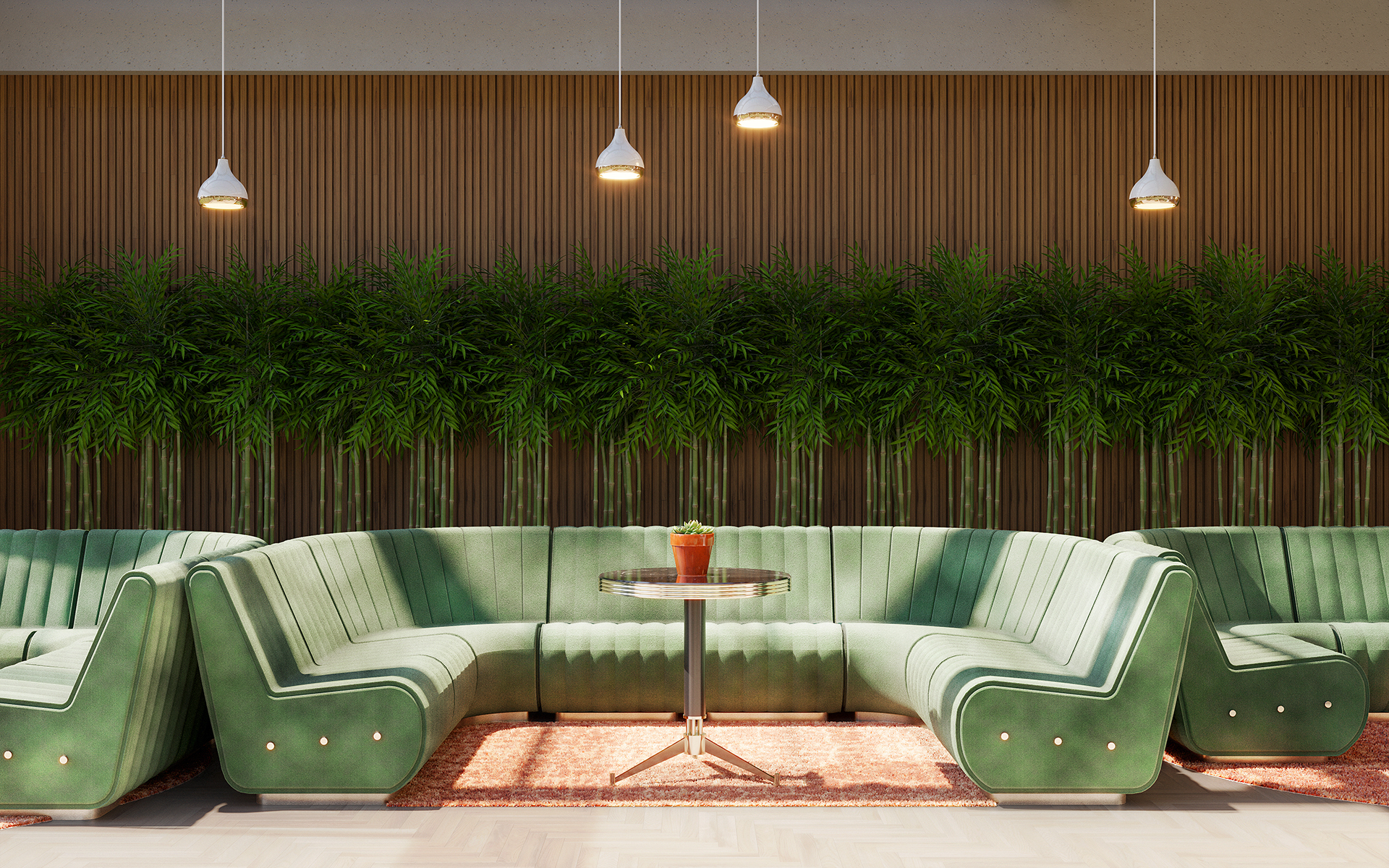 Elegant Beam Suspension Lamp - 7