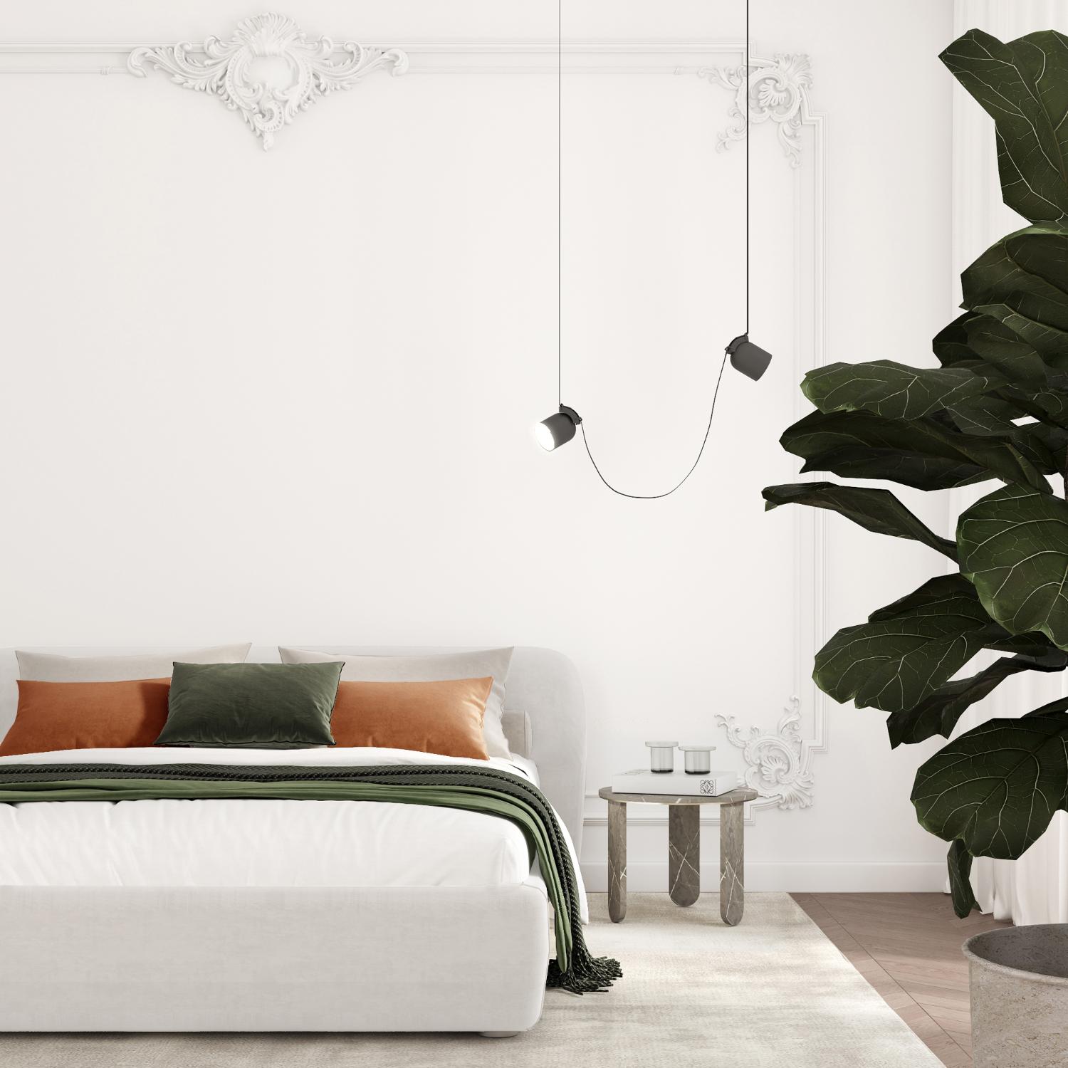 Stone White Italian Bed