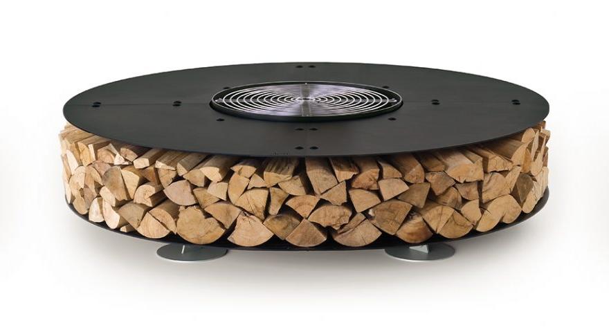 Steel Round Black Fire Pit
