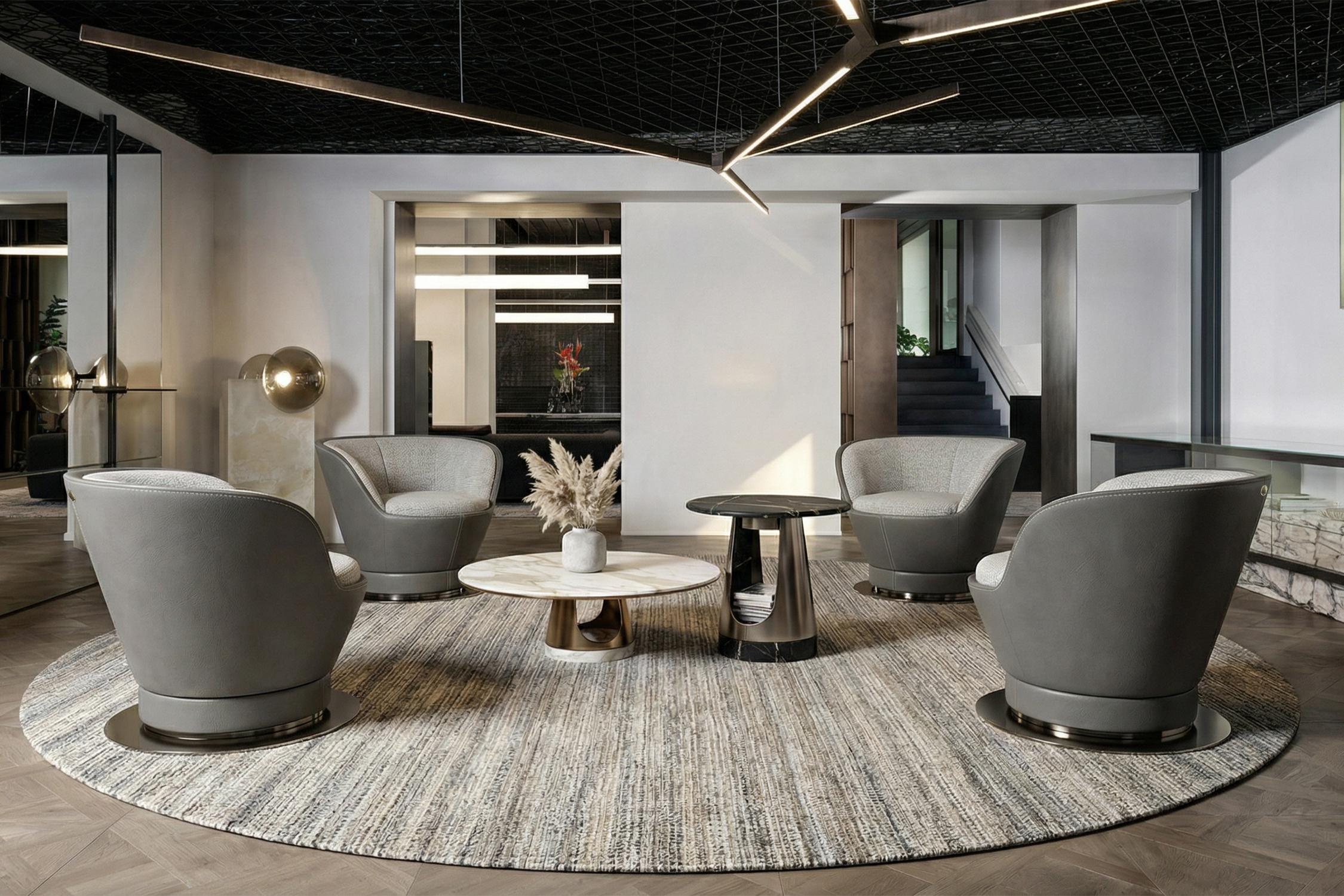 Aura Swivel Designer Armchair