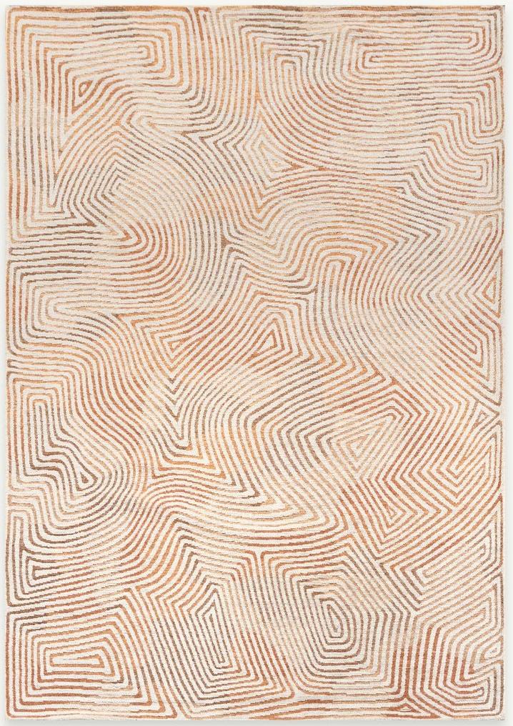 Meditation Beige Area Rug | Size: 80 x 150 cm