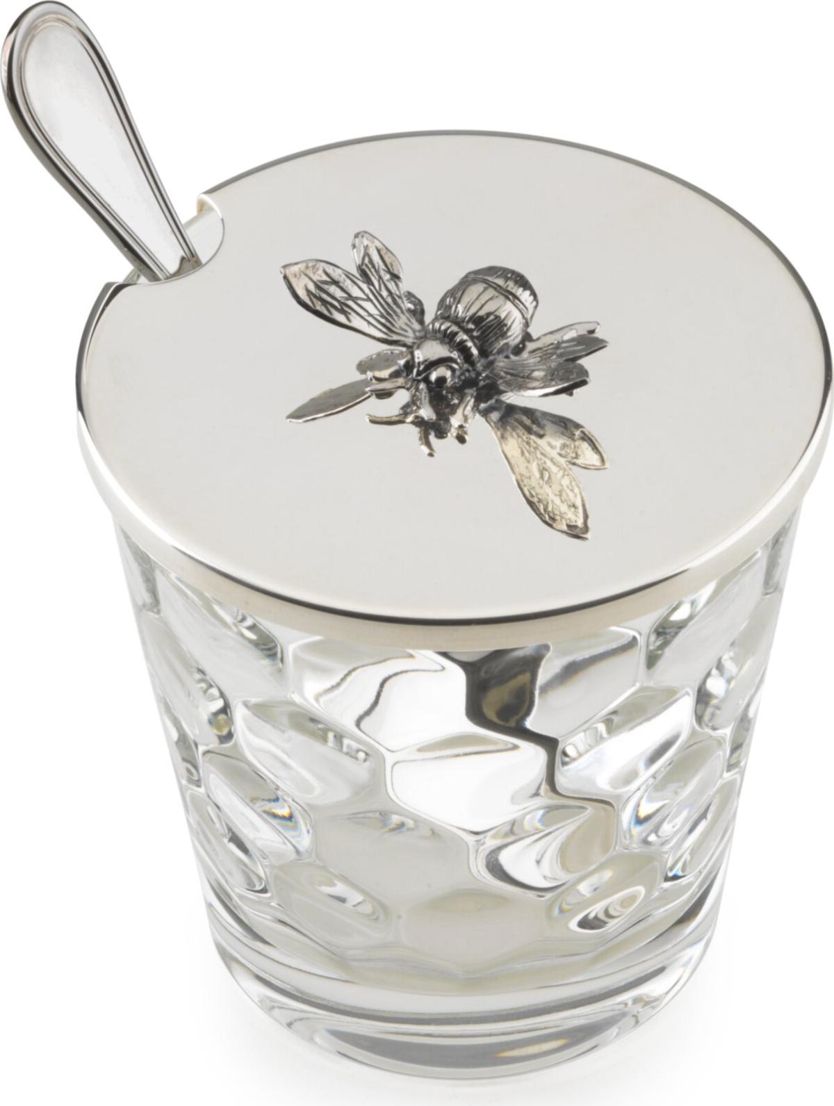 Golden Beehive Honey Pot