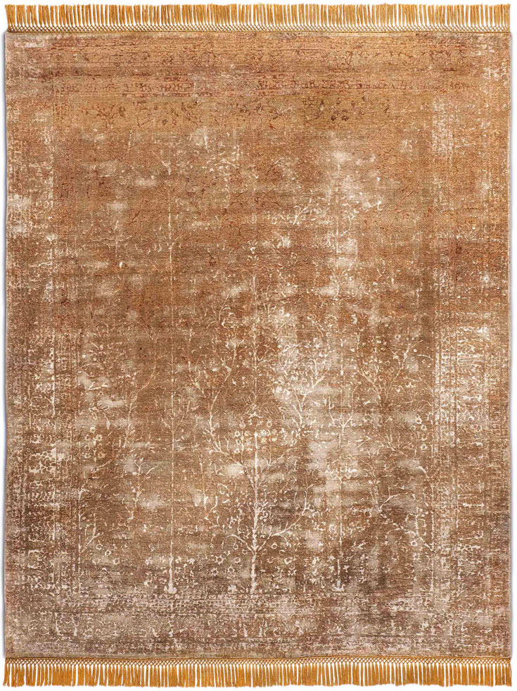 Zero Pile Luxury Silk / Wool Rug | Size: 250 x 300 cm