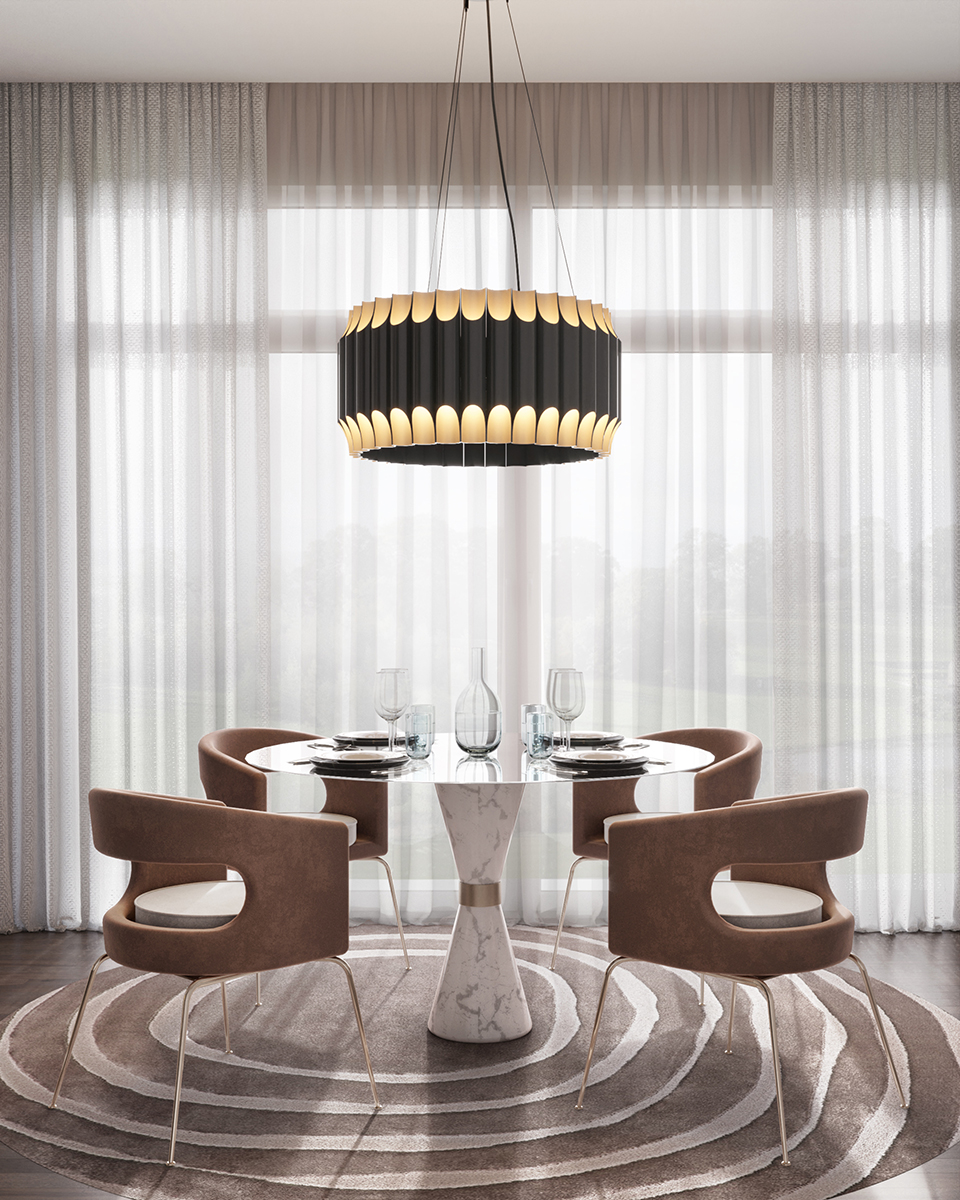 Bold Sphere Round Suspension Lamp - 4