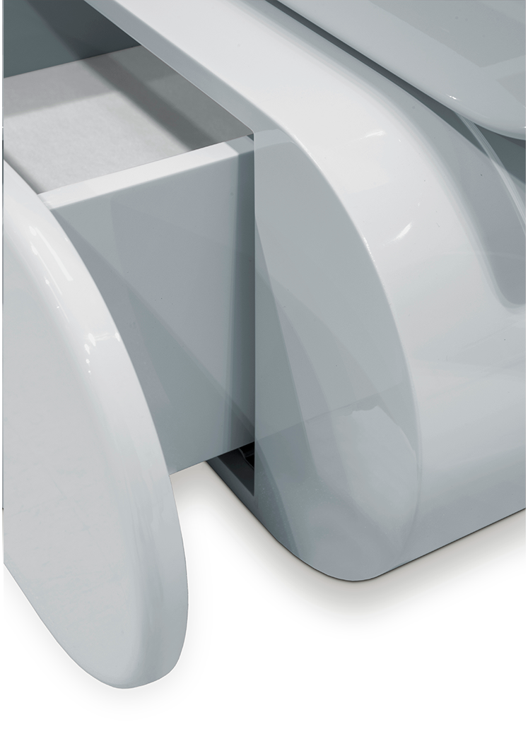 Tiny Nimbus Grey Nightstand