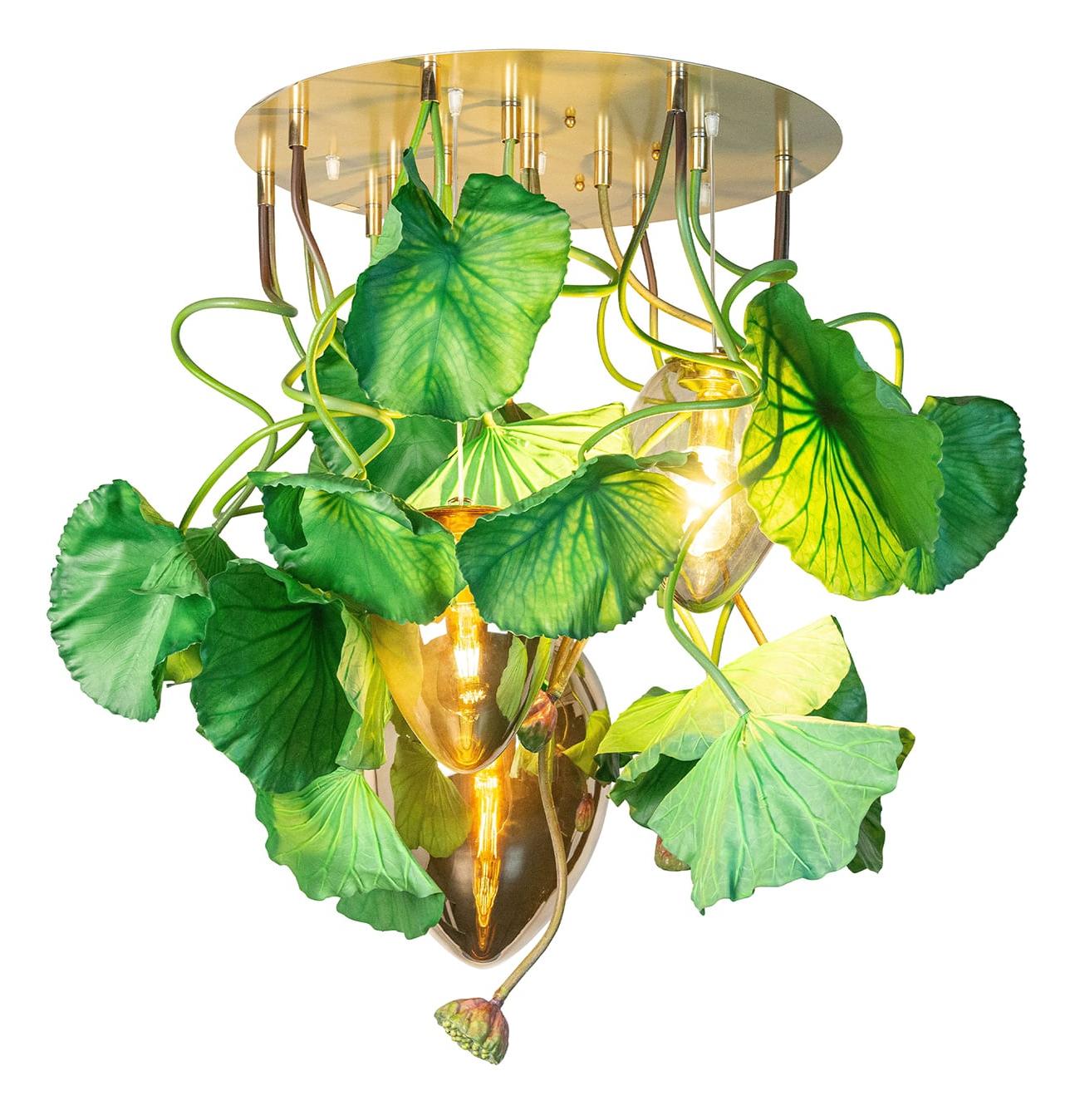 Dichondra Botanical Round Chandelier